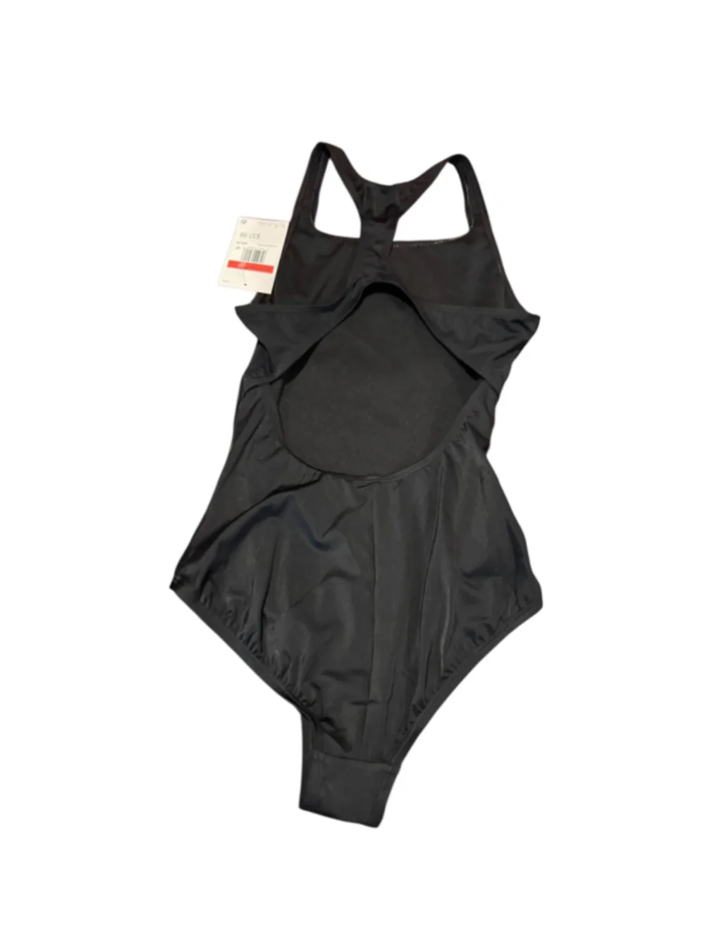 Girls Nike One Piece Swimsuit Black White Size L